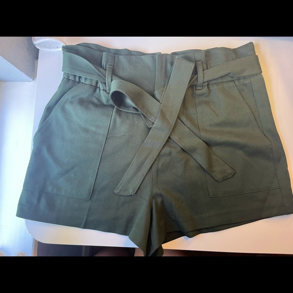Forest Green Zara Casual Shorts 🌲